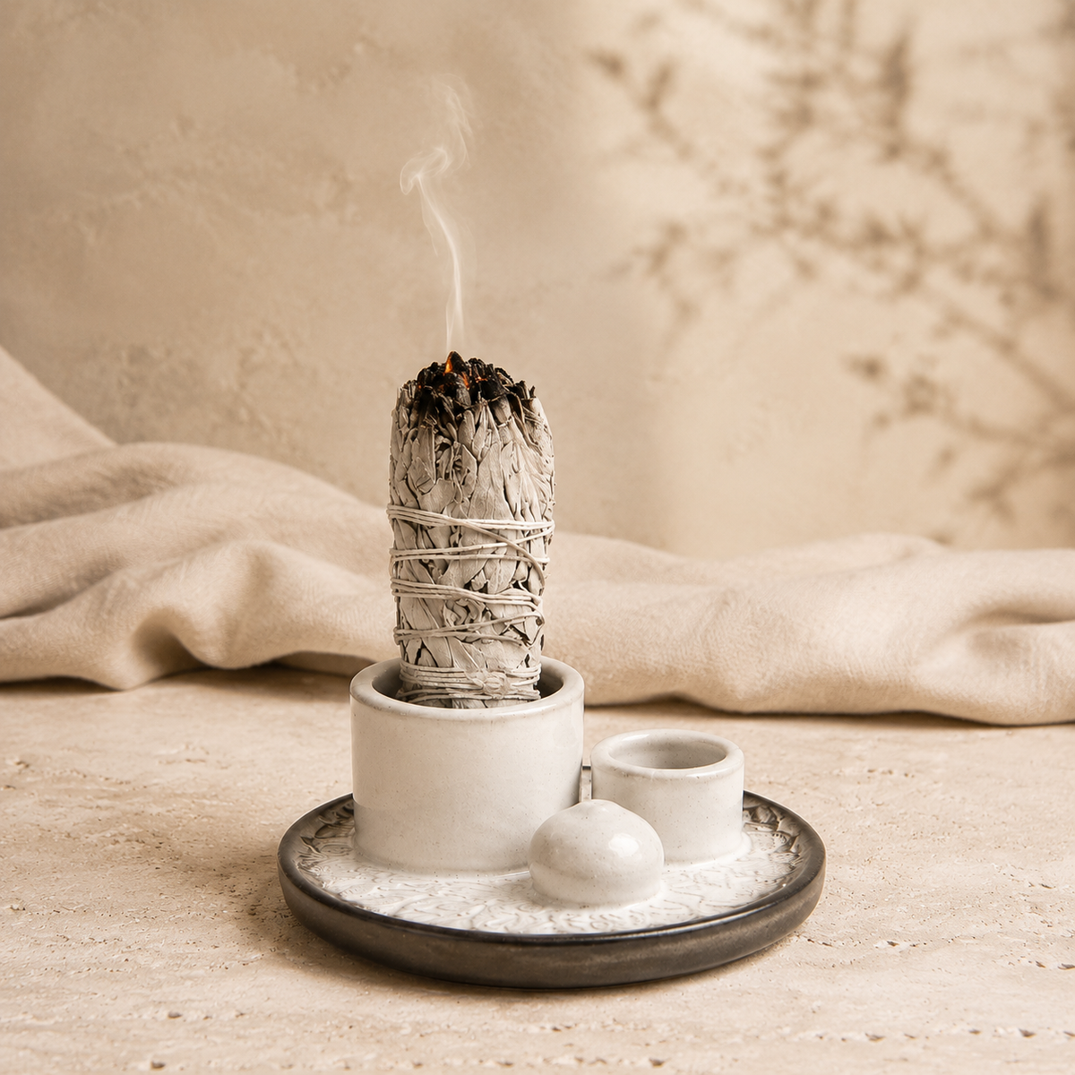Witte Salie Smudge Stick – 10 cm