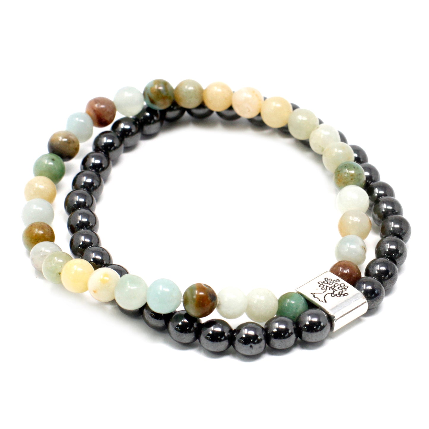 Magnetische Armband – Amazoniet: Rust & Helende Energie