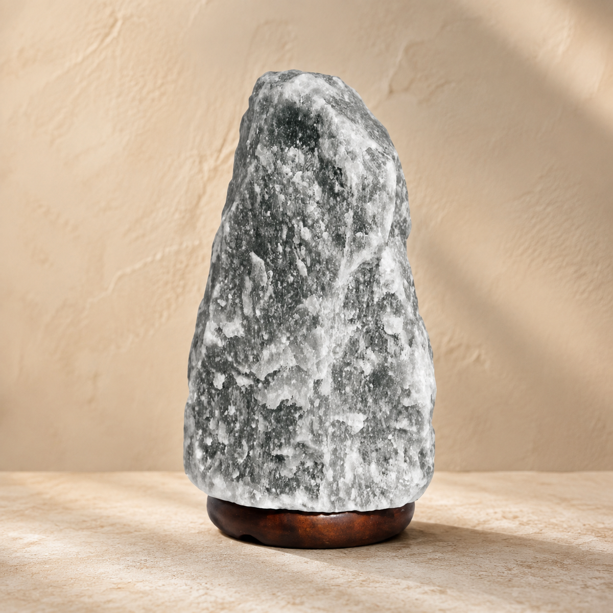 Natuurlijke Himalaya Zoutlamp Grijs – 1,5–2 kg