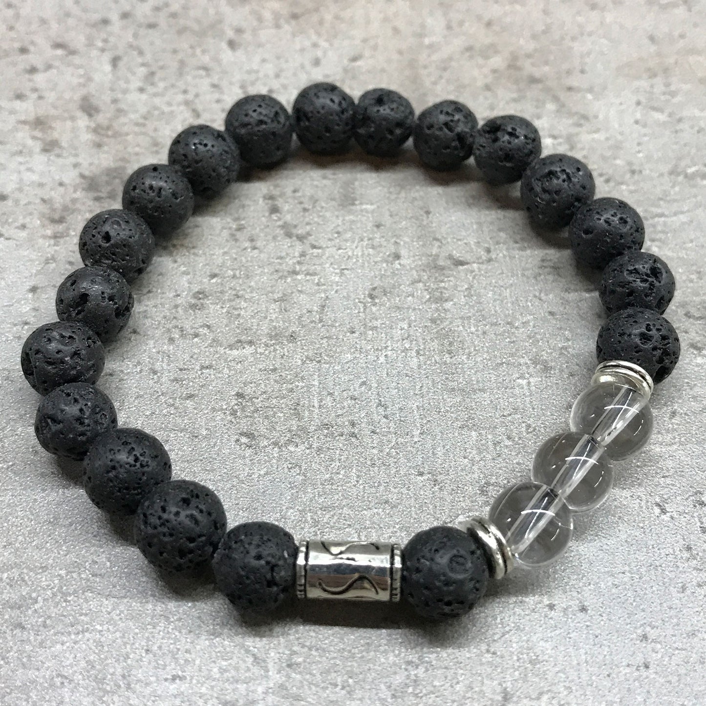 Lavasteen Armband – Boeddha & Chakra: Balans & Innerlijke Kracht