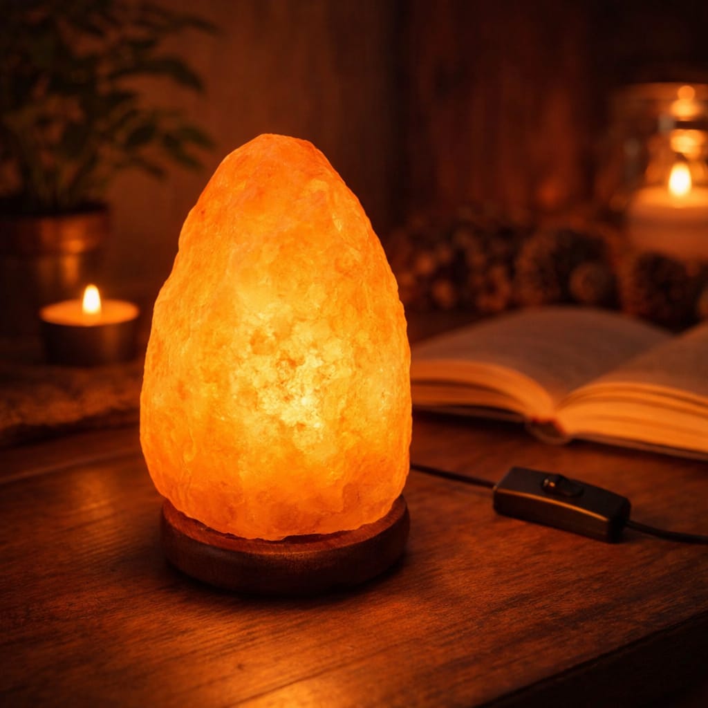 Zoutlamp – Warm & Rustgevend