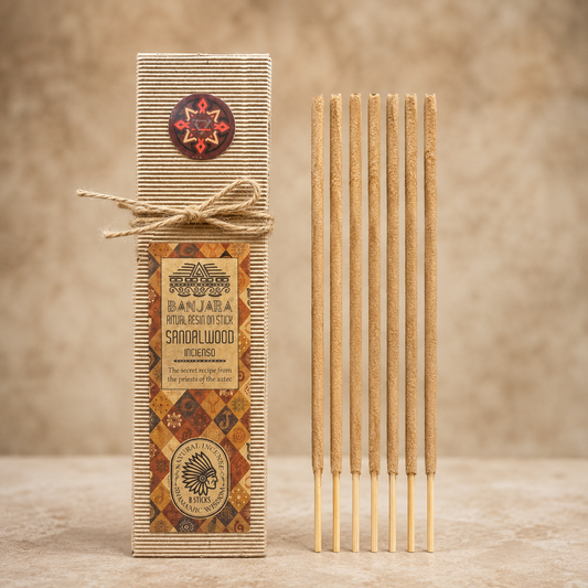 Sandelhout Resin Wierook – 8 stokjes